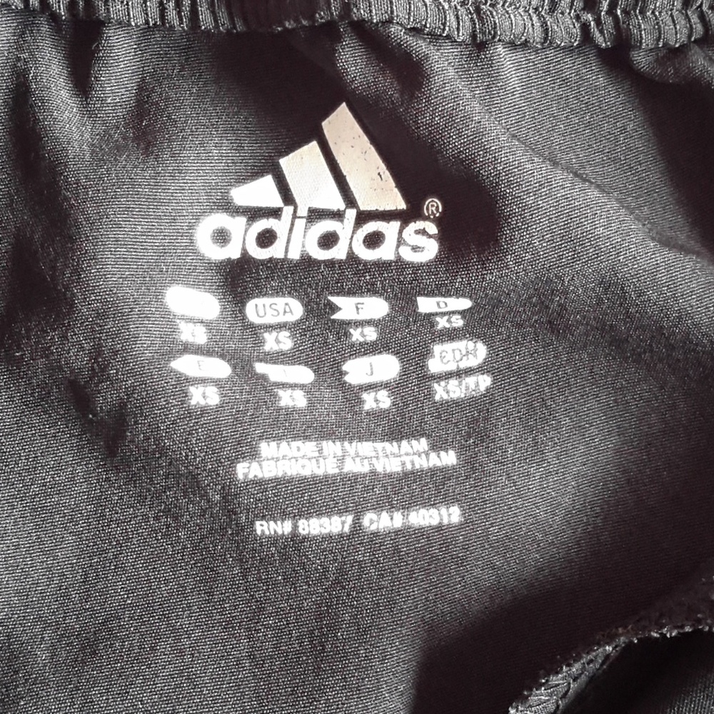 Adidas Track Pants High Raise Black XS - Picture 4 of 8